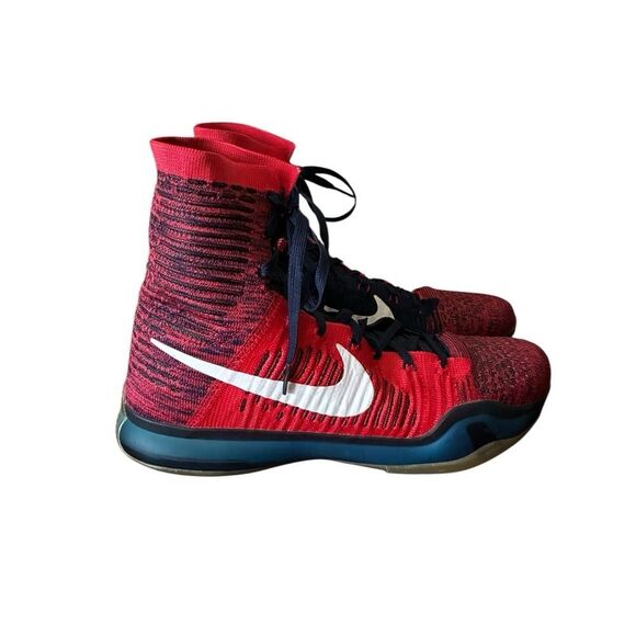 Nike Red and Black Athletic Sneakers Mens Size 9.5 - Picture 2 of 12